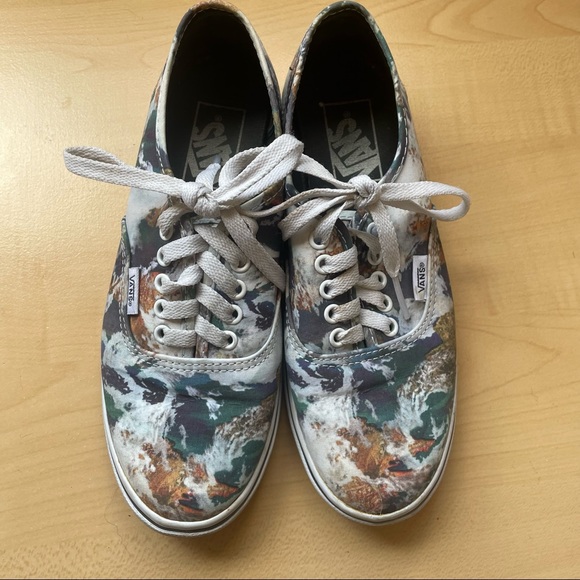 Vans - Earth Ozone & birds eye view themed size 6 - Picture 12 of 12